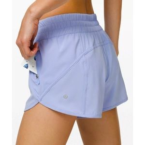 Lululemon Tracker Short V 4” Lilac / Serene Blue